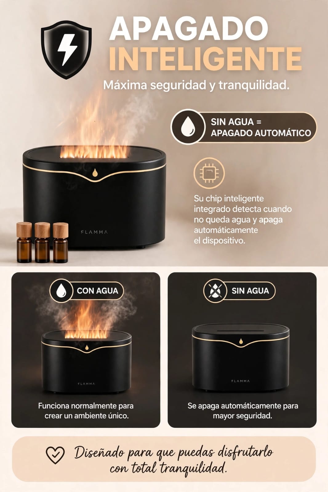 Chimenea del sueño profundo
